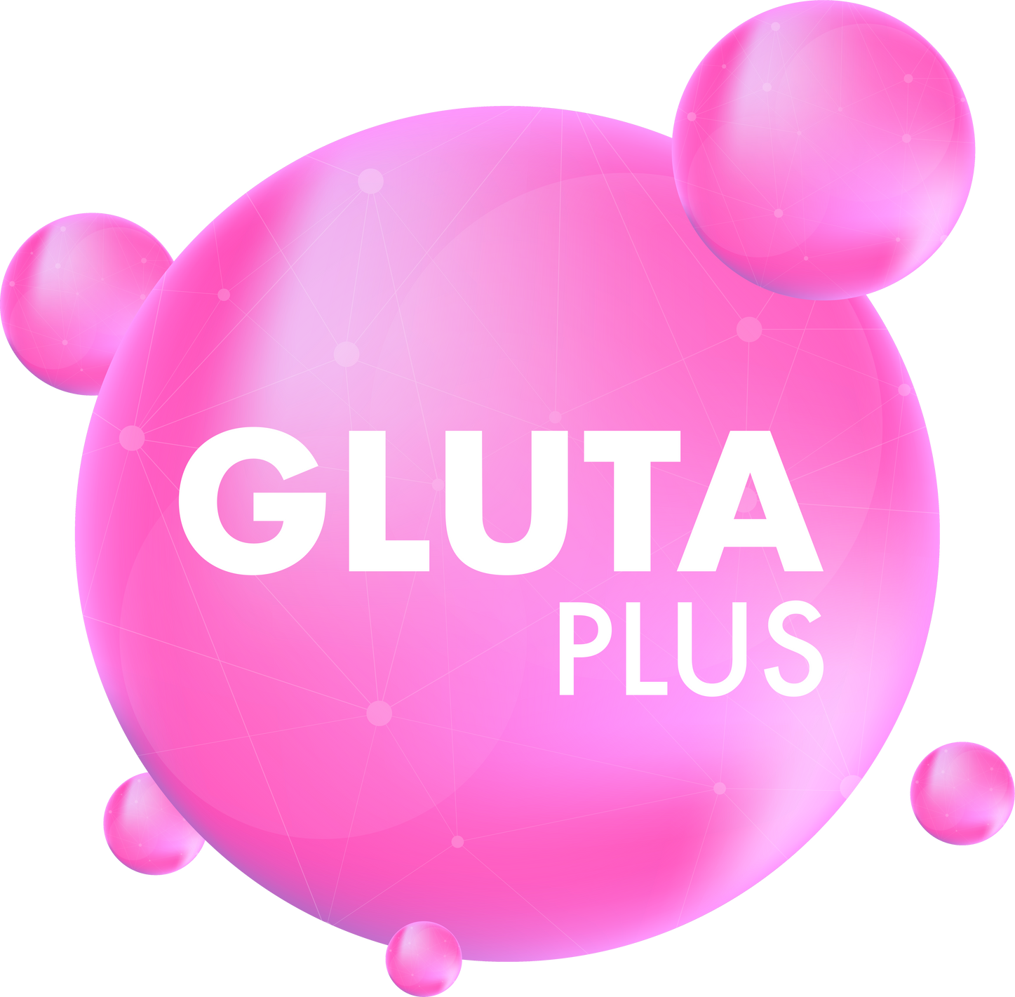 Glutathione chemical formula. Reduced glutathione, GSH. Vitamin solution complex. Vector stock illustration.